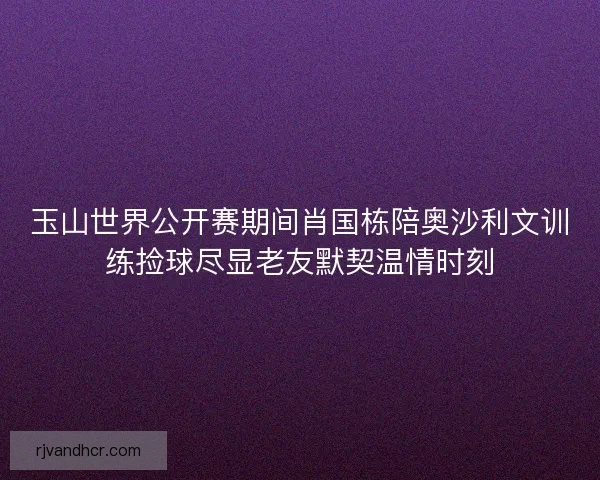 玉山世界公开赛期间肖国栋陪奥沙利文训练捡球尽显老友默契温情时刻